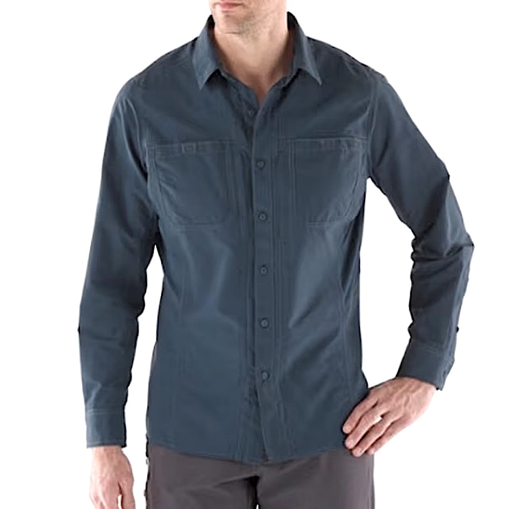 KUHL Invoke Outdoor Quick Dry Long Sleeve Button Down‎ Shirt Roll Tab XXL